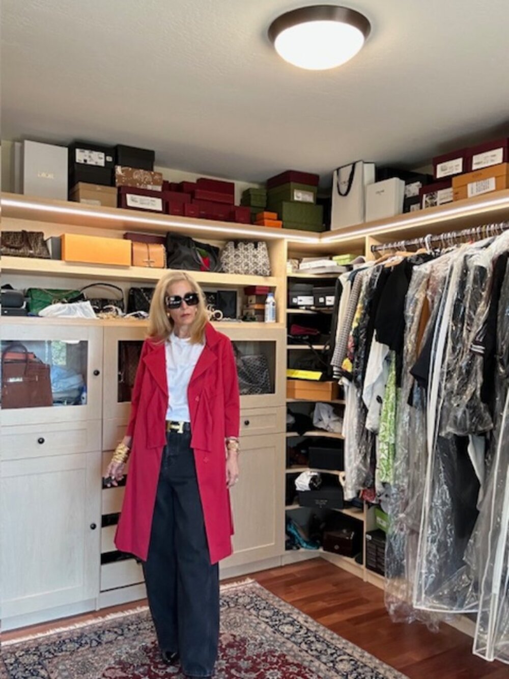 Moschino Size Ten Red Coat